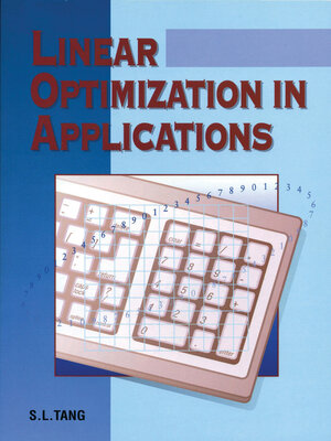 cover image of Linear Optimization in Applications